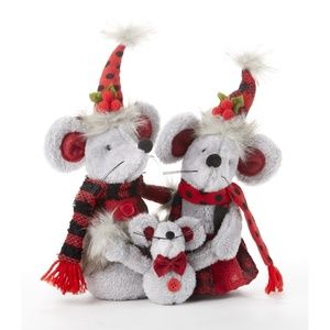 Plush Mice Family  New